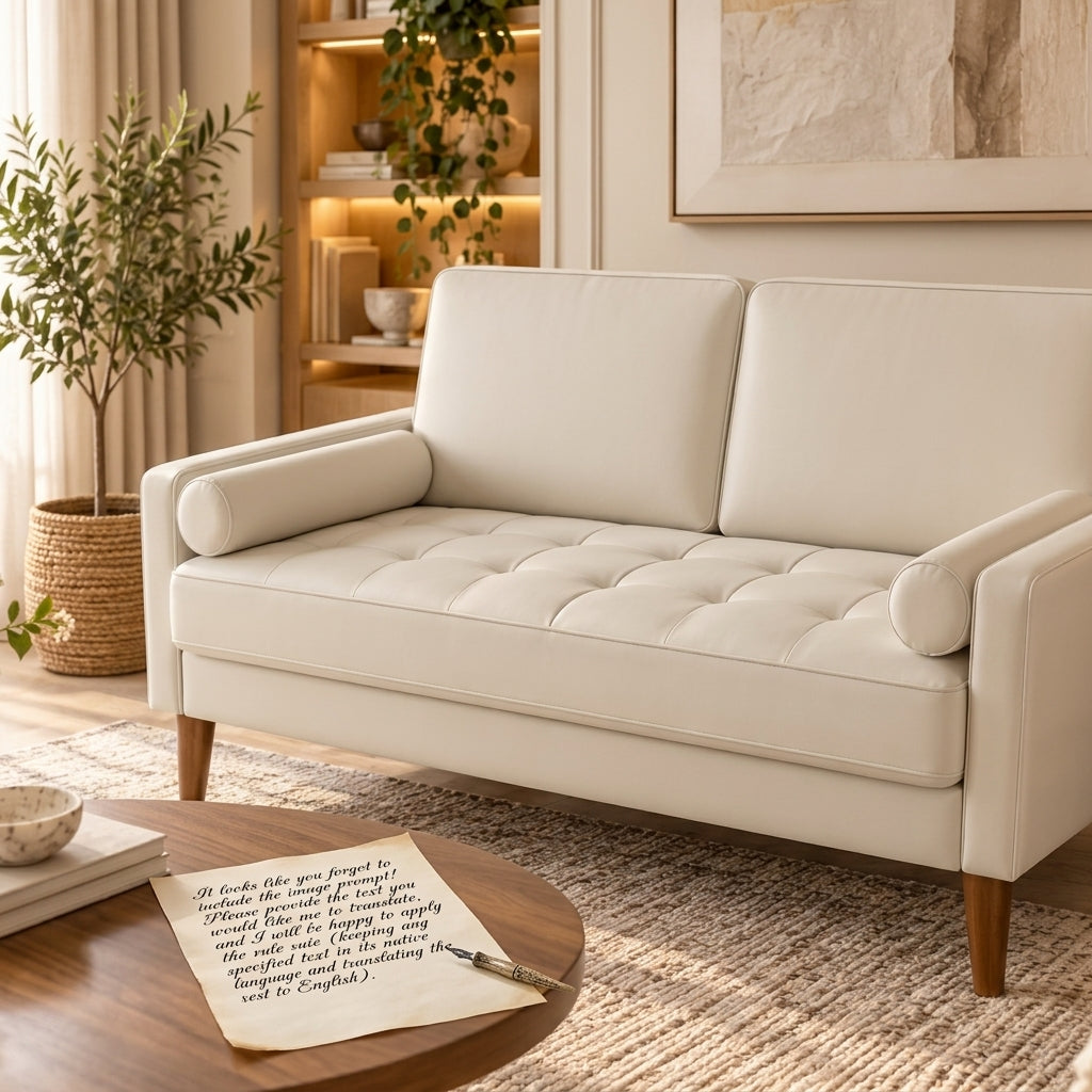 Vesgantti 2-Seater Velvet Loveseat Sofa – Mid-Century Modern